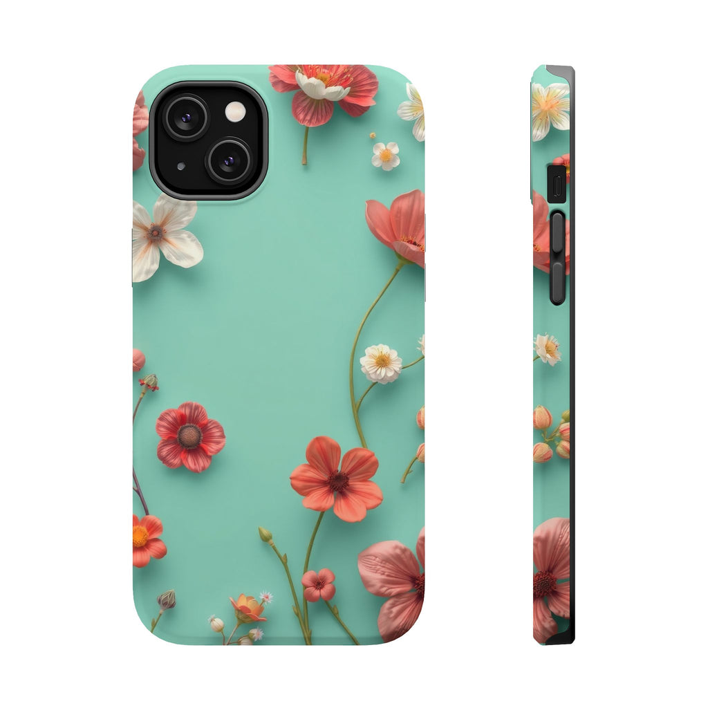 iPhone Pressed Botanicals 3D Digital Slim Everyday Designer Case · iPhone Case
