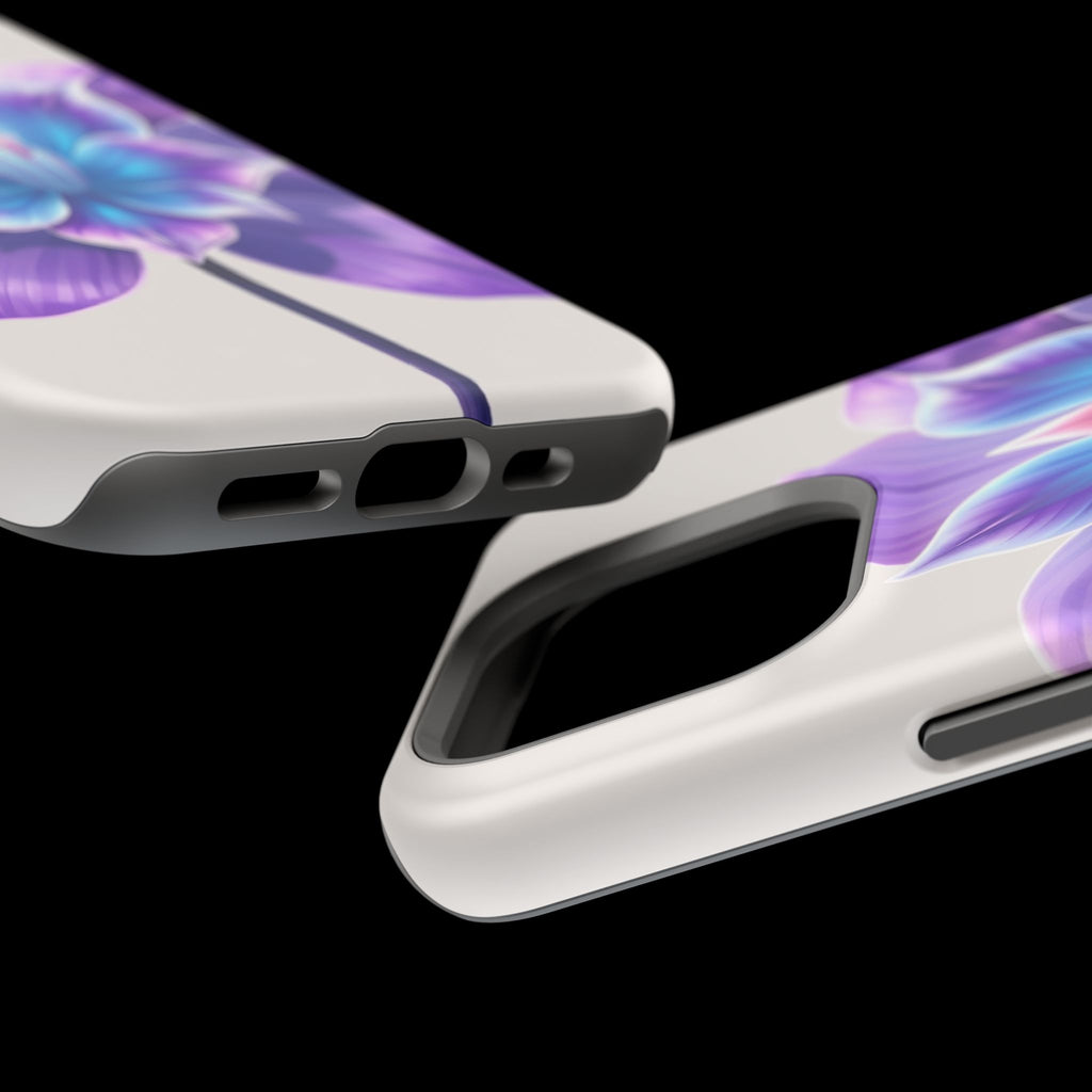 iPhone Dreamy Neon Floral Design 10 Slim Everyday Designer Case · iPhone Case