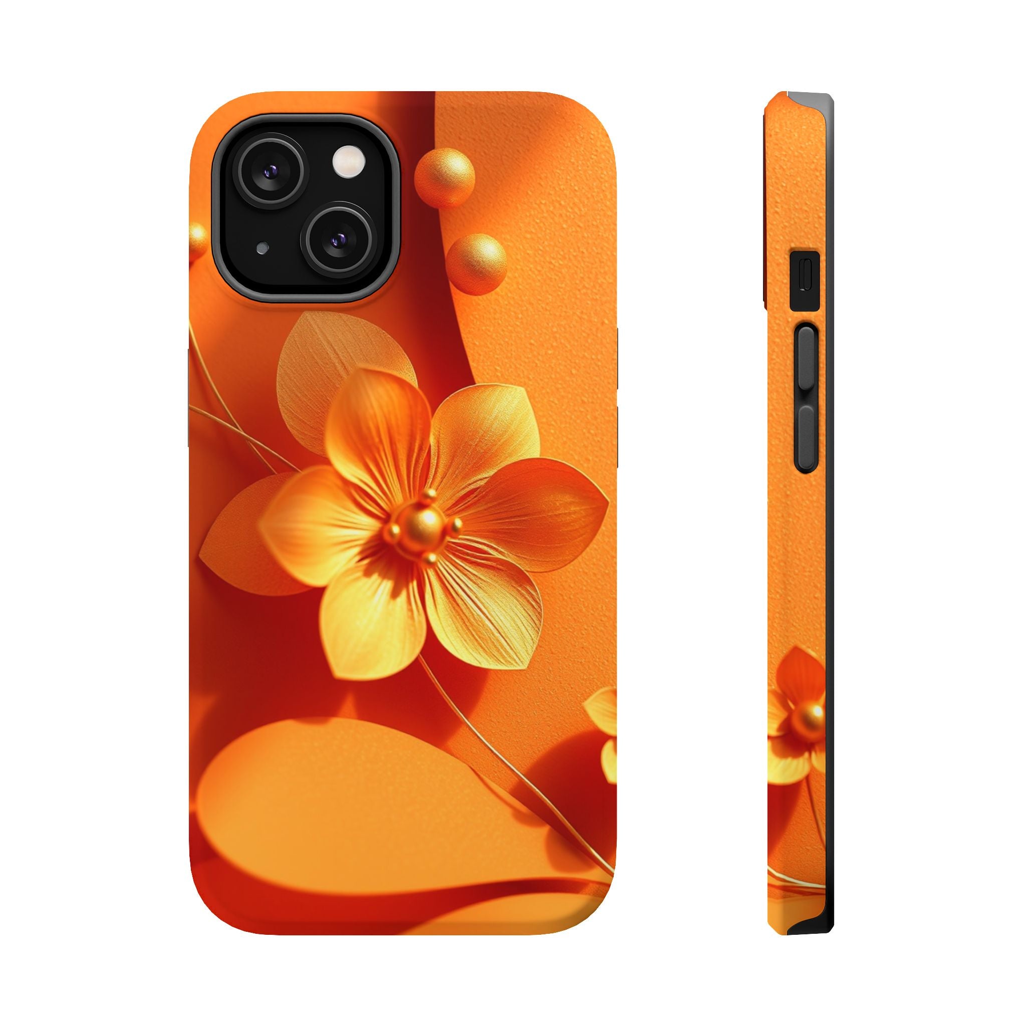 iPhone Floral Geometric Gold Foil Luxury Slim Everyday iPhone Designer · iPhone