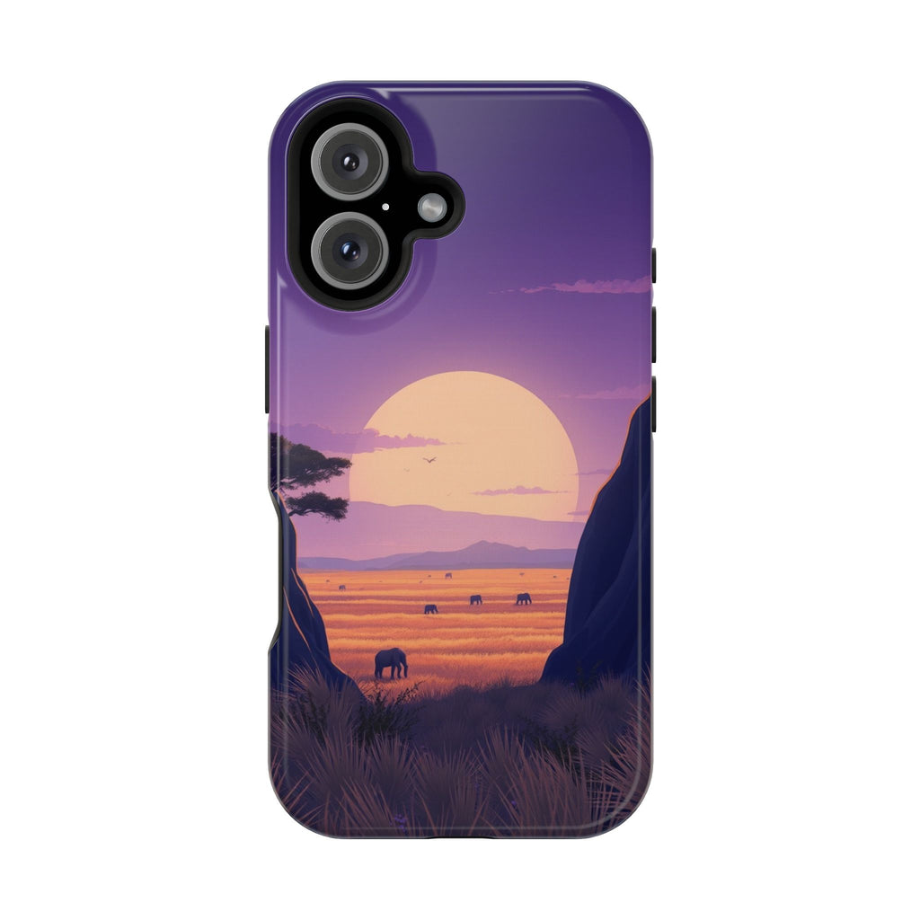 iPhone Lavender And Pearl Savanna Horizon Slim iPhone 18 Everyday · iPhone Case