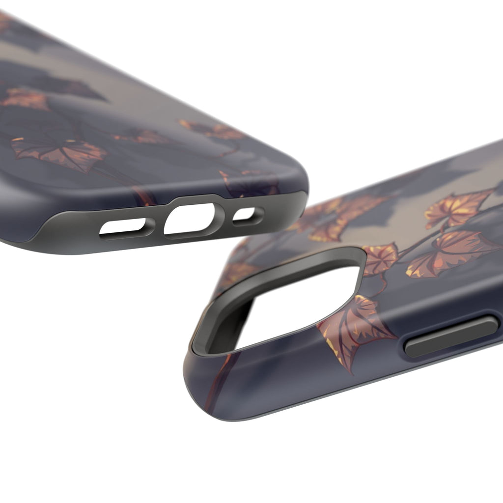 iPhone Charcoal And Copper Art Nouveau Vine Soft iPhone 13 Finish · iPhone Case