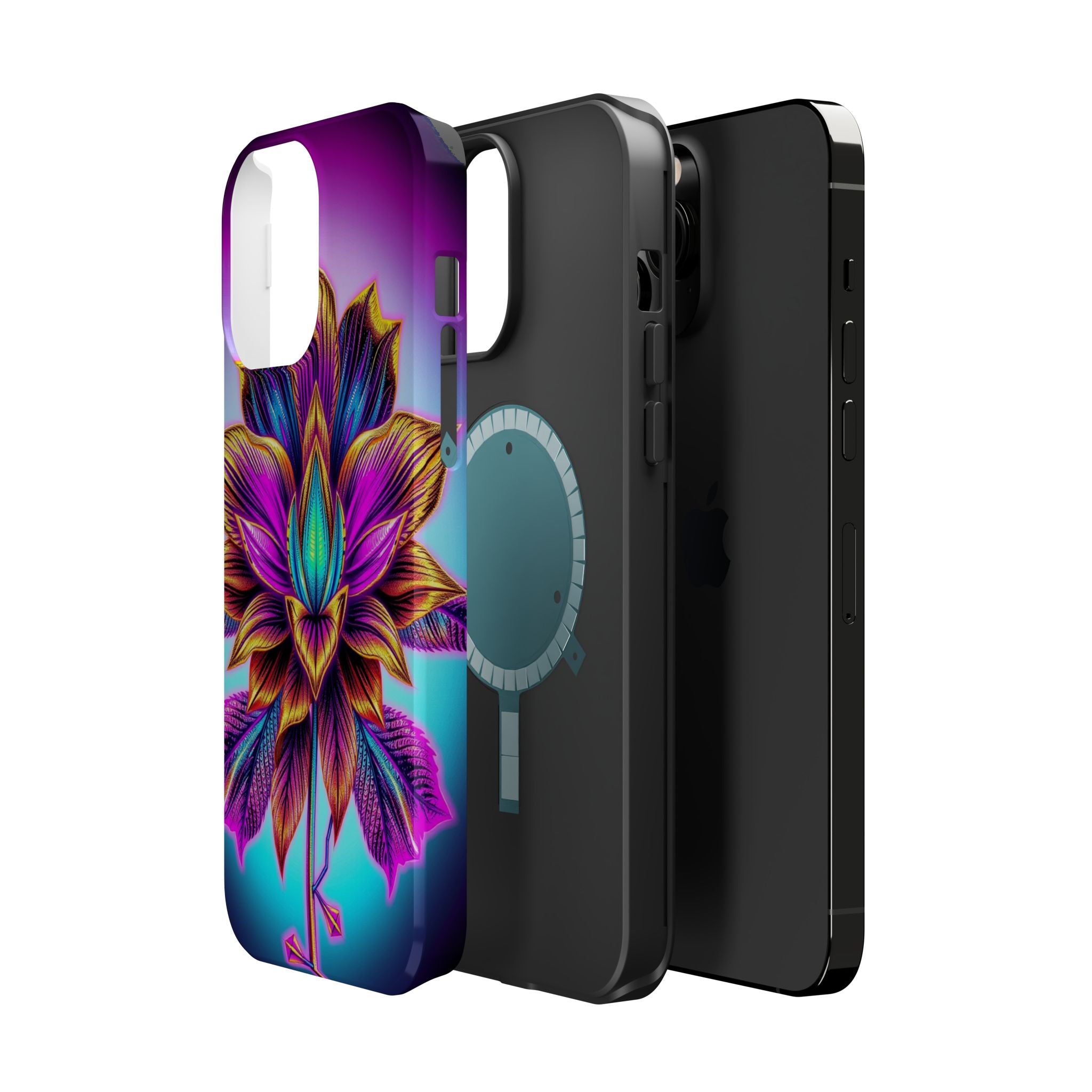iPhone Floral Gold Foil Mystic Art Bold Modern Everyday Snap Case · iPhone Case