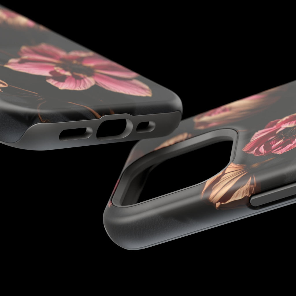 iPhone Dried Flower Flat Lay Electric Art Slim Snap Case · iPhone Case