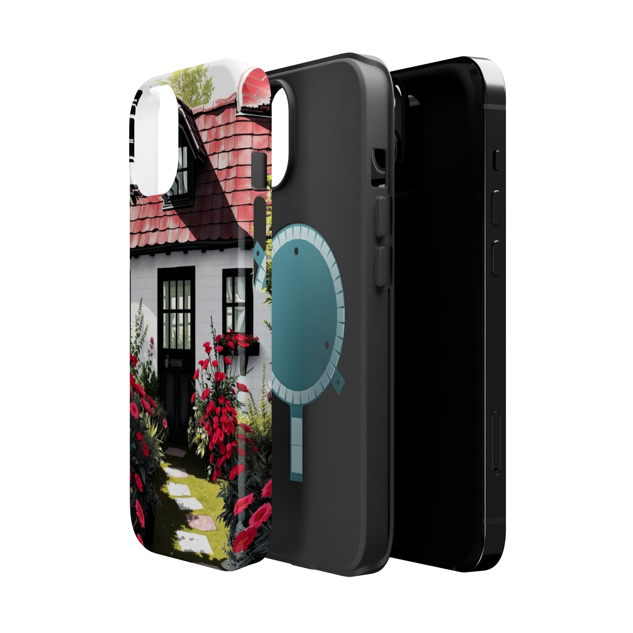 iPhone Cottage Garden Vibrant Watercolor Slim Snap Case · iPhone Case