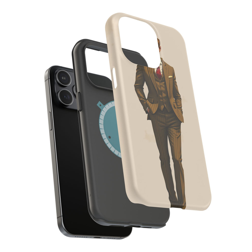 iPhone Pinstripe Suit Grunge Distressed Slim Everyday Designer Case · iPhone Cas