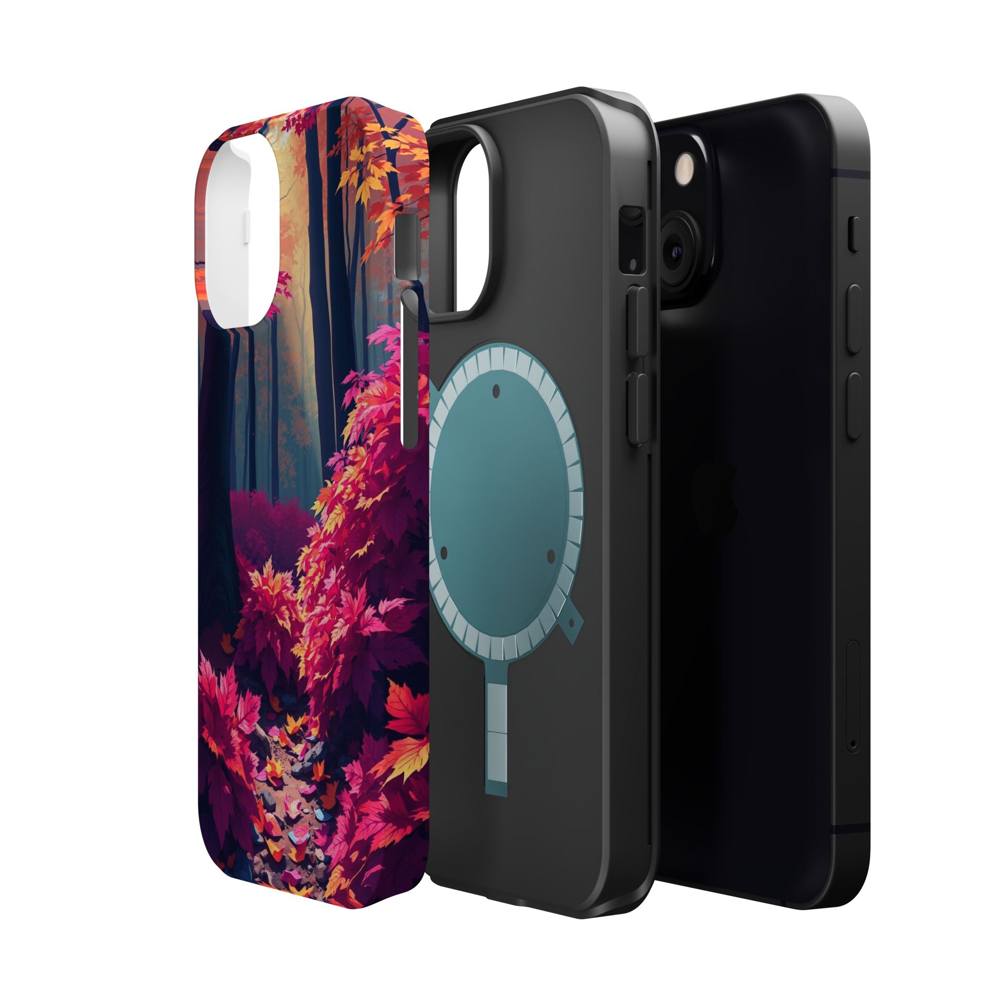 iPhone Earthy Autumn Forest Floor Design Slim Everyday iPhone Designer · iPhone
