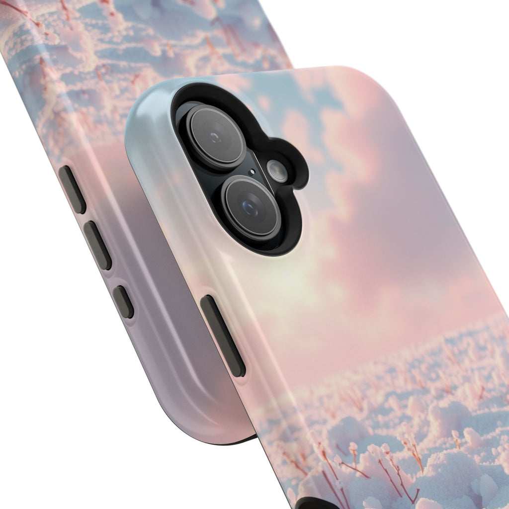 iPhone Snow Field Enchanted Art 13 Bold Modern Everyday Snap Case · iPhone Case