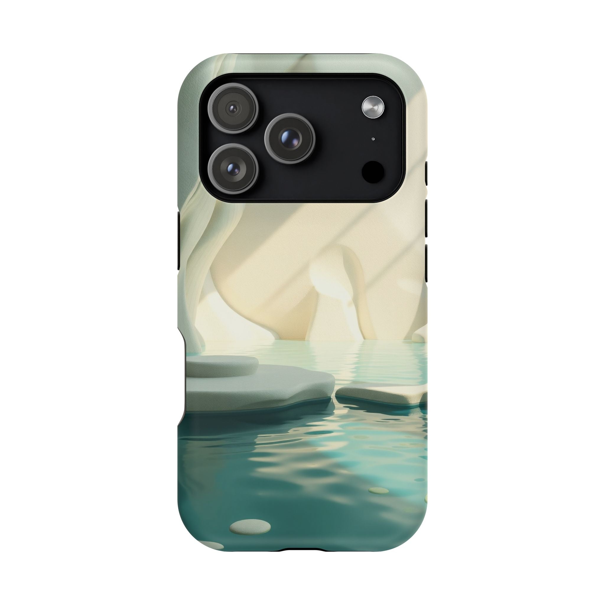 iPhone Tidal Pool 3D Digital Slim Everyday Designer Case · iPhone Case