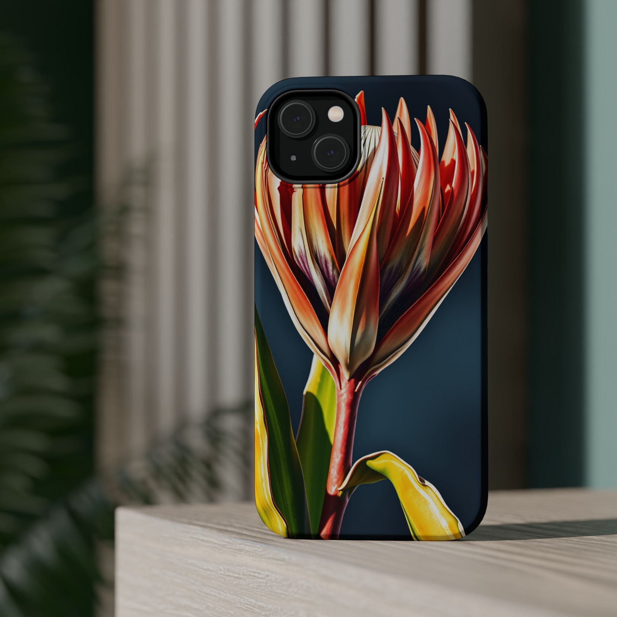 iPhone Protea Bold Vibrant Watercolor Slim Snap Case Ga · iPhone Case