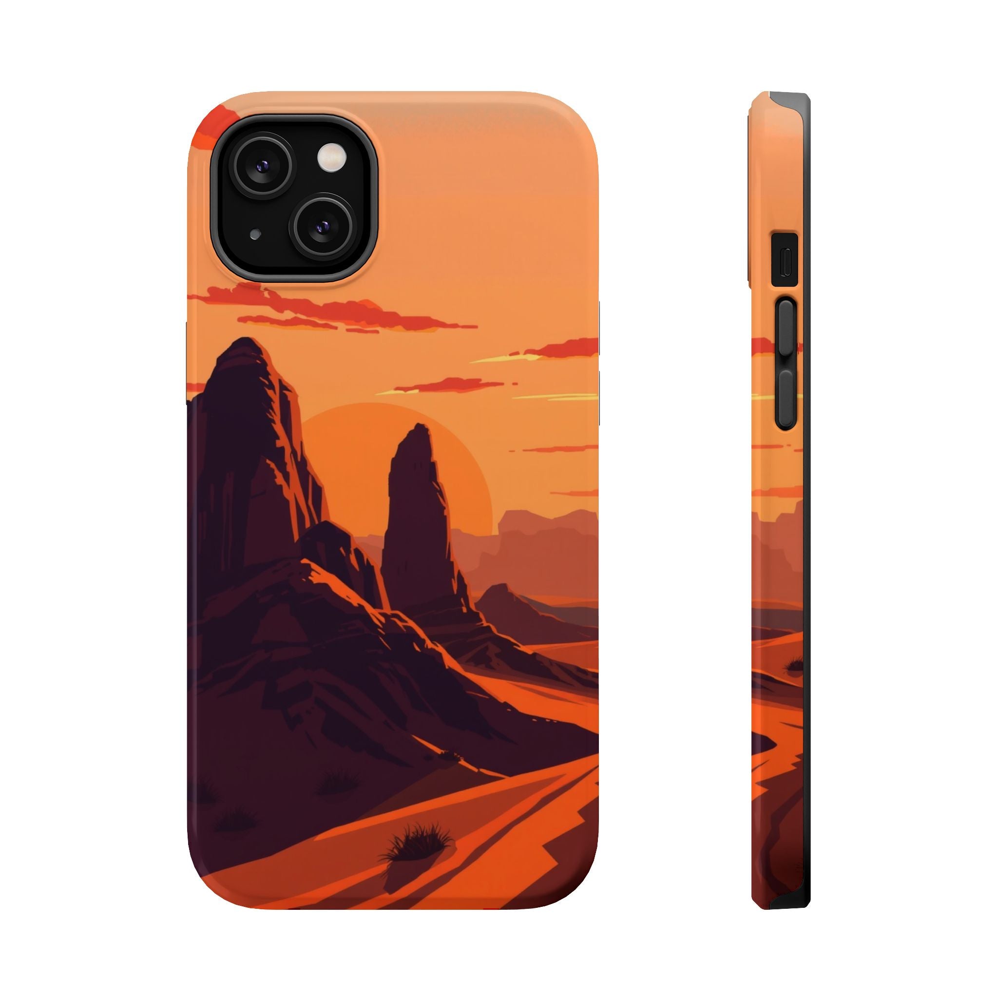 iPhone Vibrant Mesa Sunset Design 13 Slim Everyday Designer Case · iPhone Case
