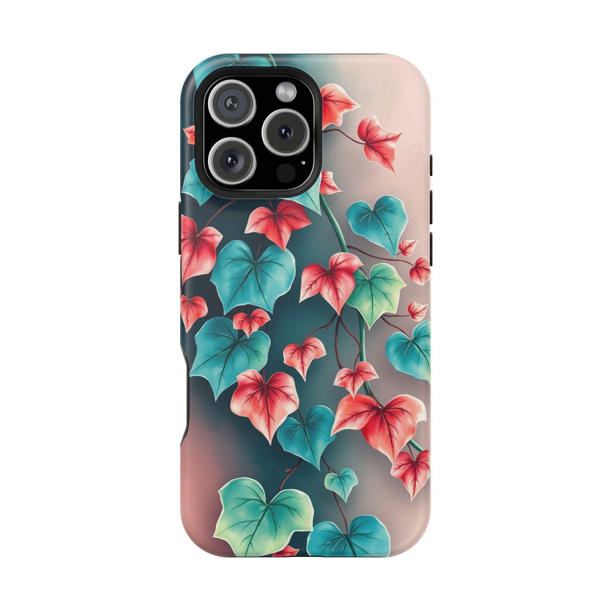 iPhone Art Nouveau Vine Teal And Coral Slim Snap Case · iPhone Case
