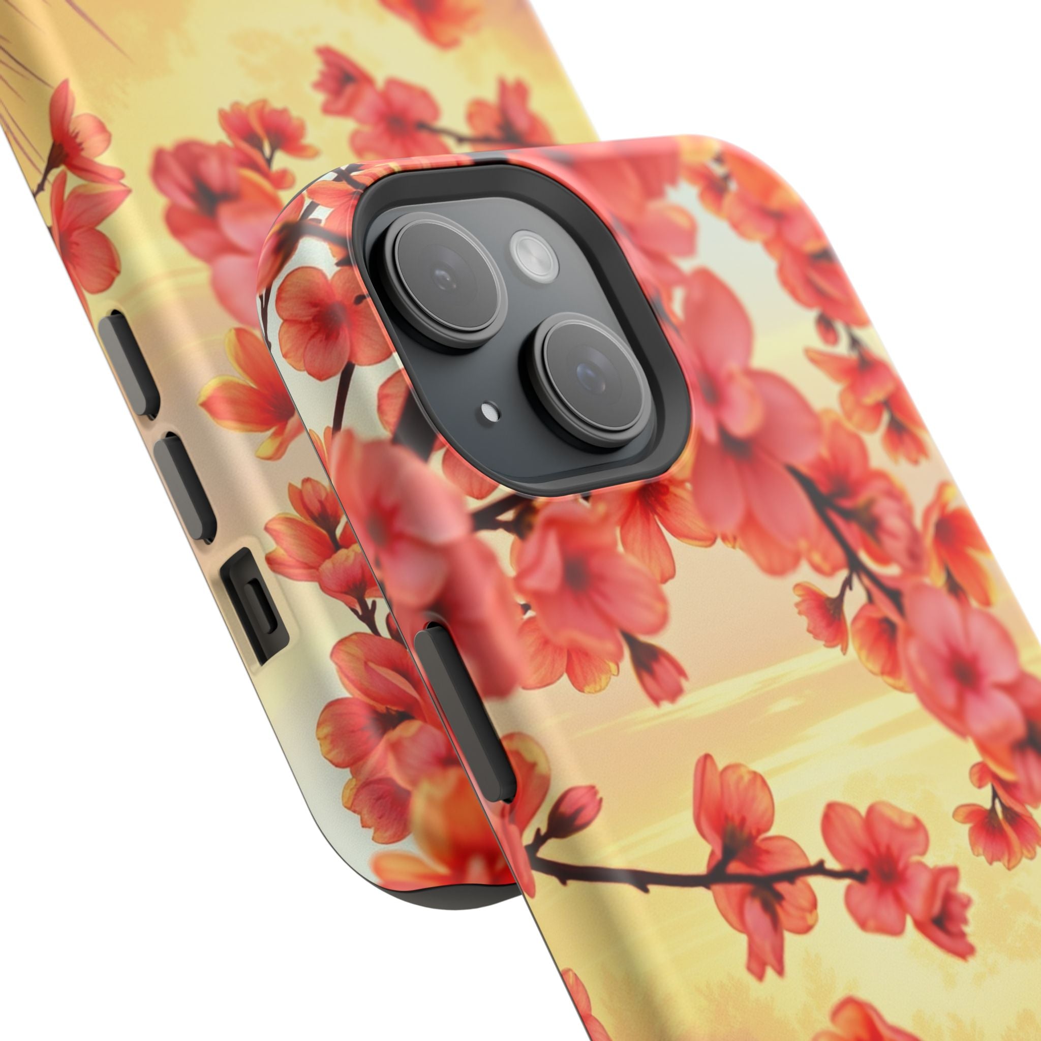 iPhone Sunset Amber And Peach Blossom Trail Slim Snap Cas Carry Case · iPhone Ca