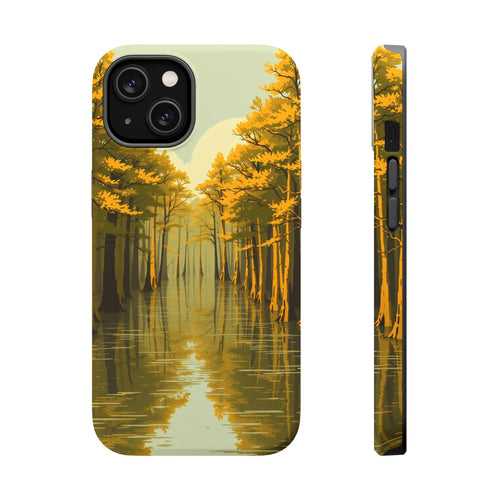 iPhone Cypress Swamp Enchanted Art Bold Modern Everyday Snap Case · iPhone Case