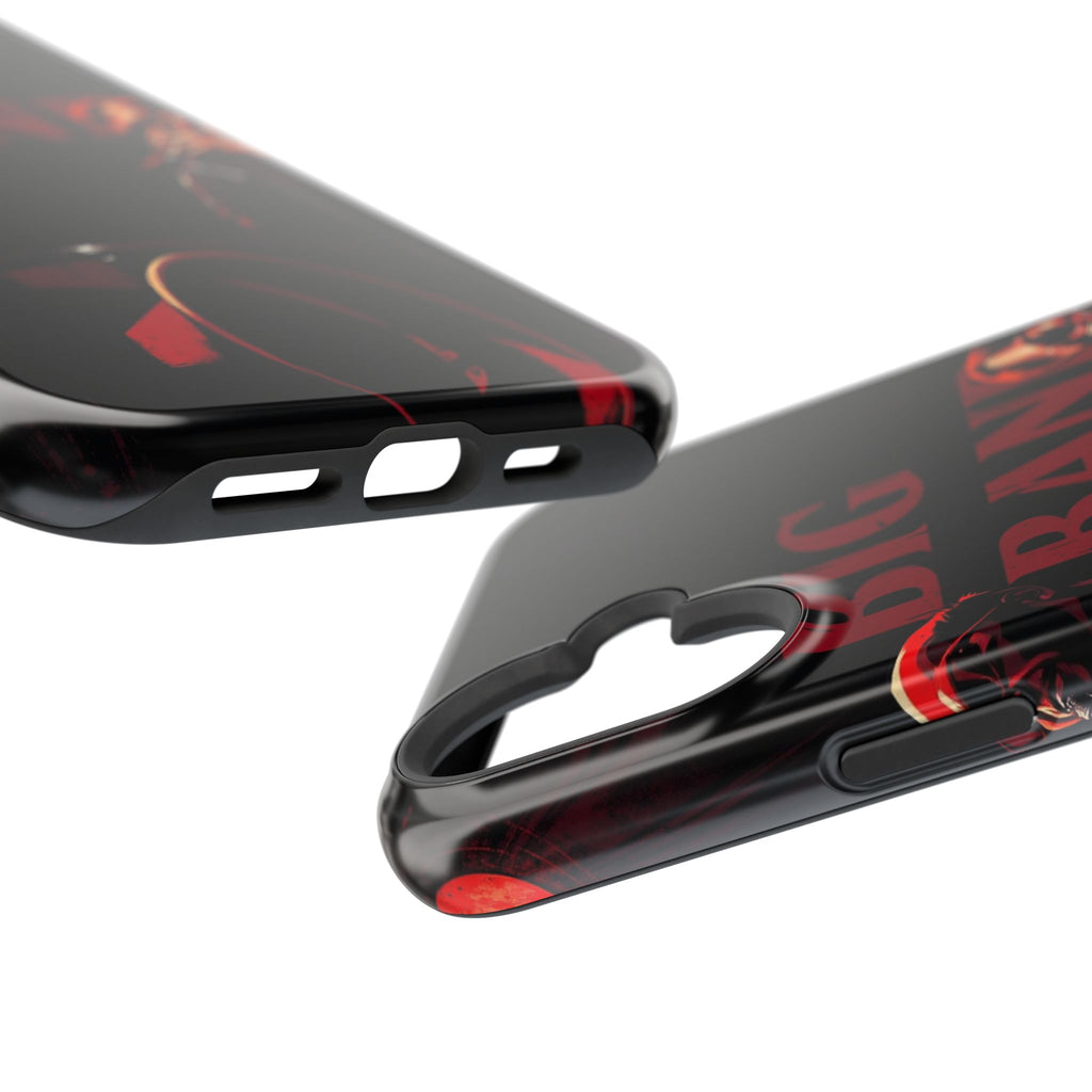 iPhone Black And Crimson Big Band Era Slim Everyday Designer Case · iPhone Case