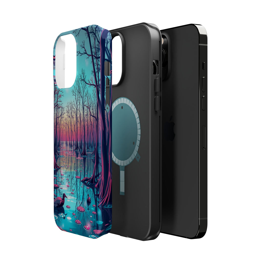 iPhone Cypress Swamp Holographic Iridescent Slim iPhone Everyday · iPhone Case