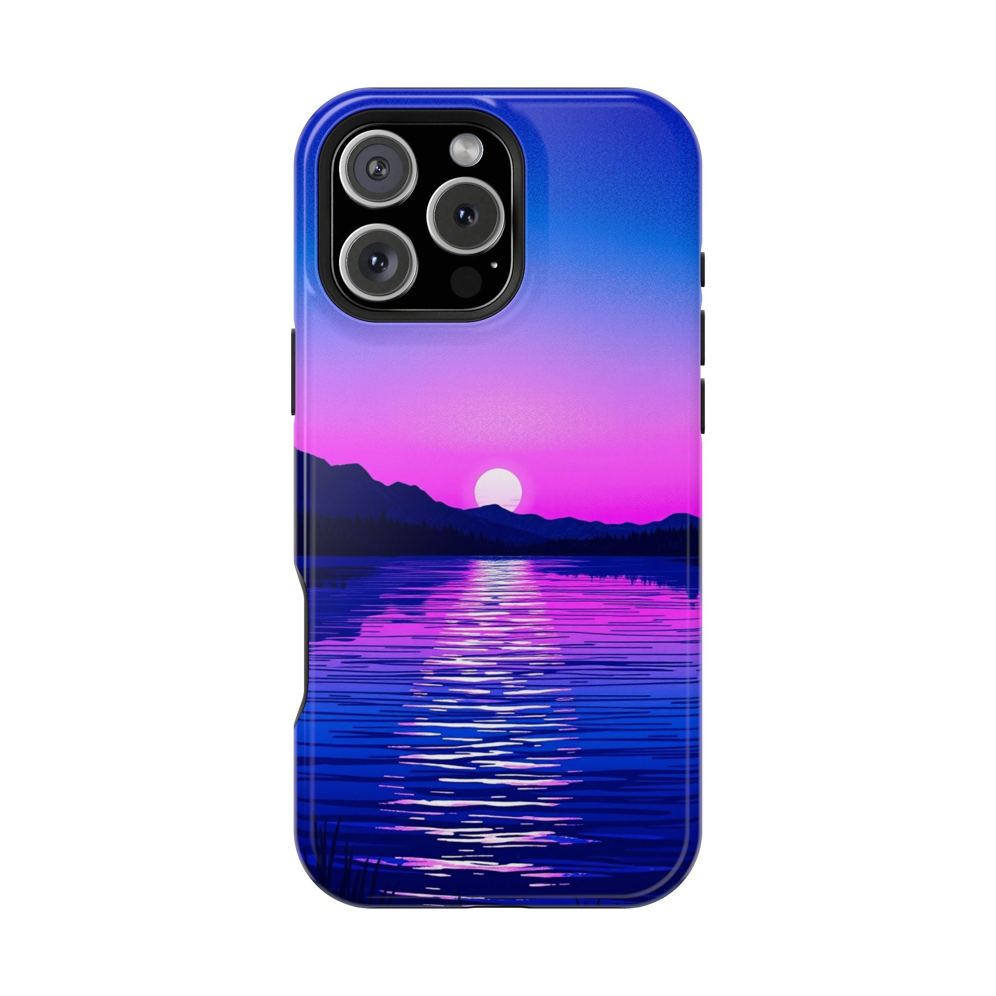 iPhone Indigo And Violet Lake at Twilight Slim iPhone Everyday Designer · iPhone