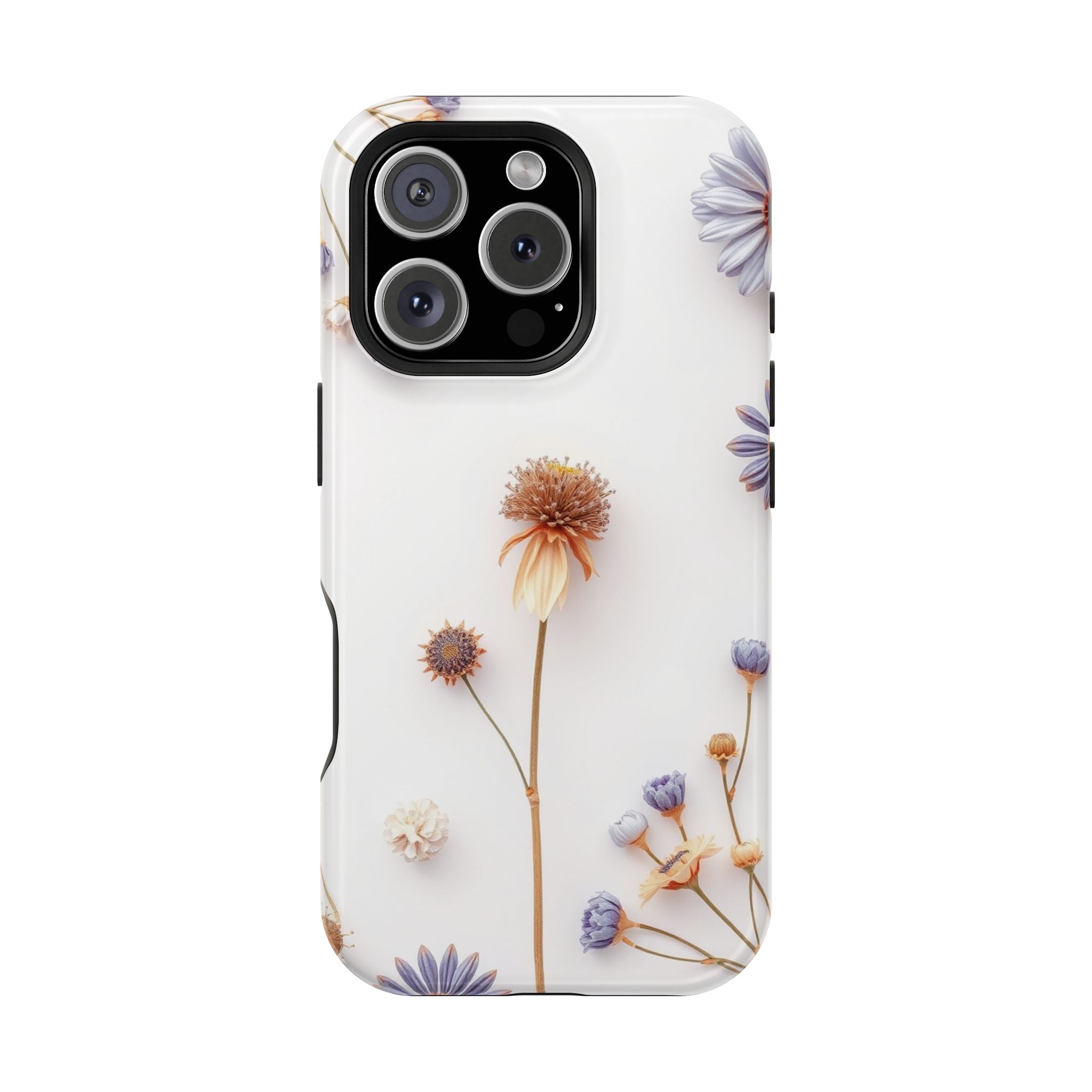 iPhone Dried Flower Flat Lay Bold Art Slim Everyday Designer Case · iPhone Case