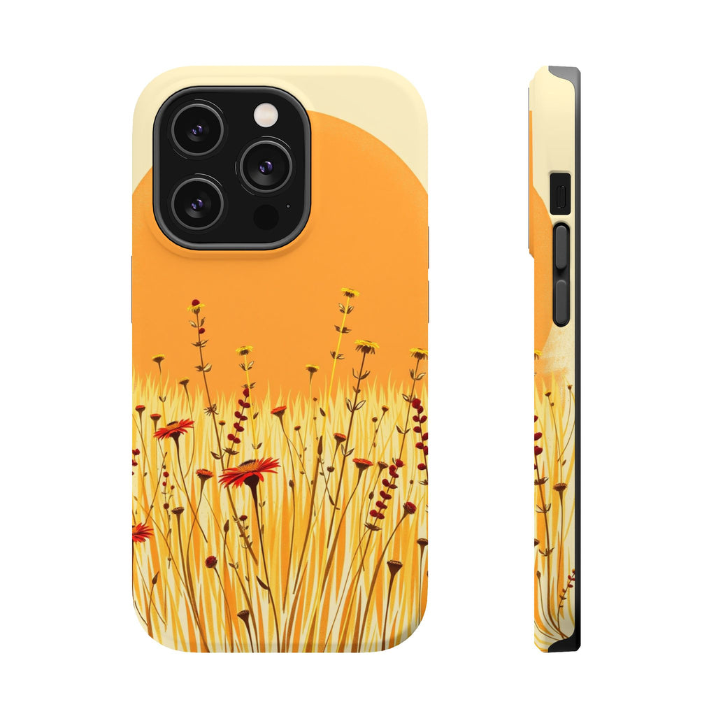 iPhone Wildflower Field Electric Art Slim Everyday Designer Case · iPhone Case