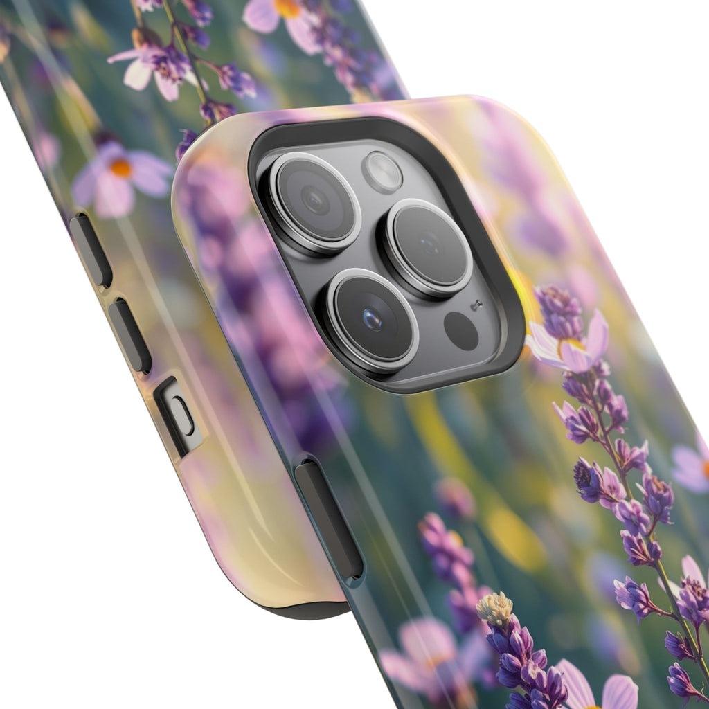 iPhone Lavender And Pearl Wildflower Field Slim iPhone Everyday · iPhone Case
