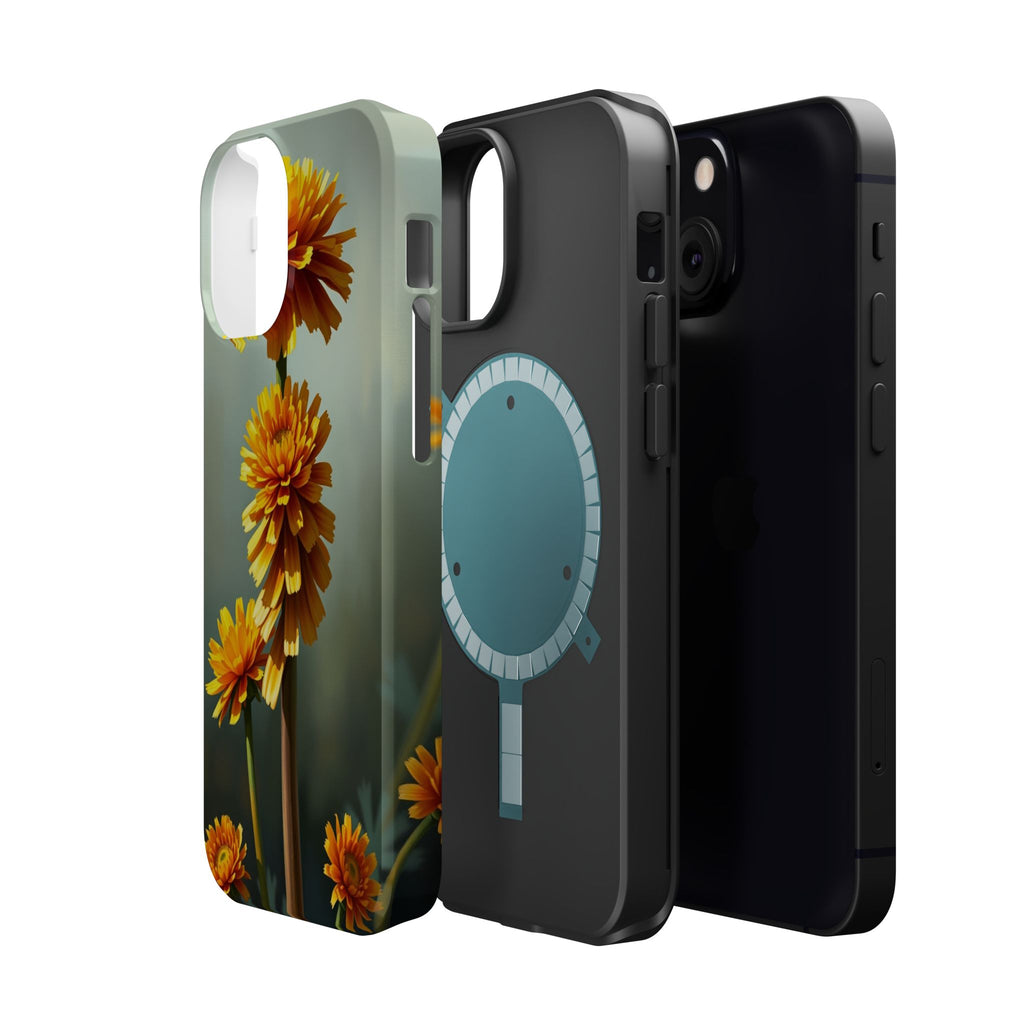 iPhone Ranunculus Stack Electric Art Slim Everyday Designer Case · iPhone Case