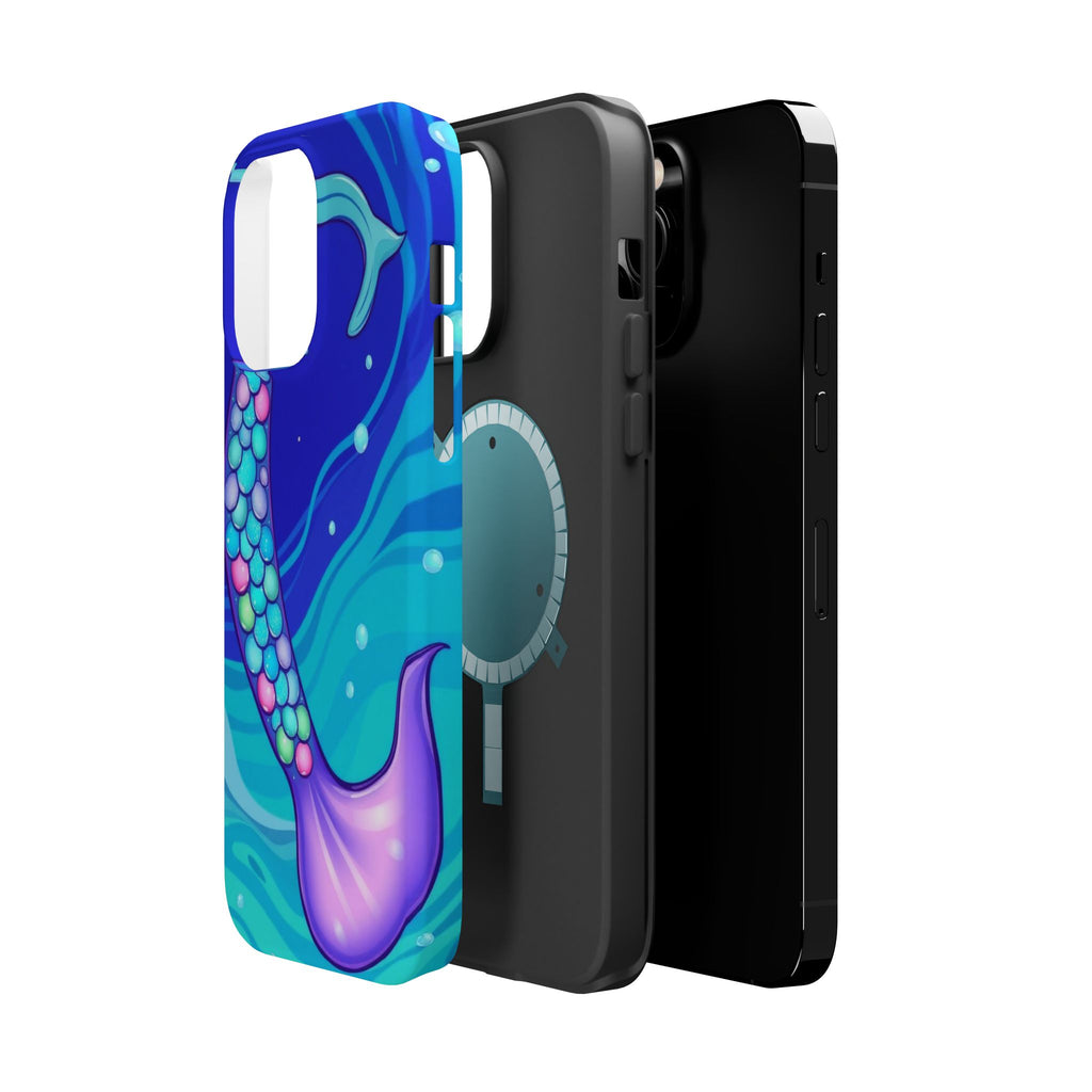 iPhone Mermaid Tail Swirl Kids Fun iPhone Phone Case Gift Artistic · iPhone Case