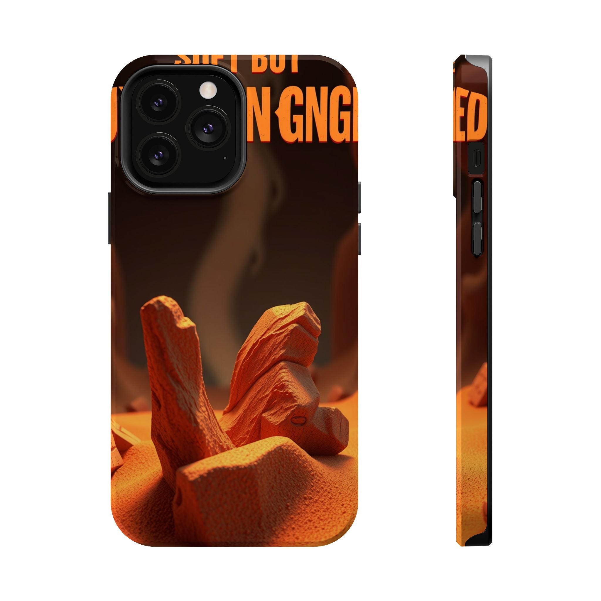 iPhone Earthy Soft but Unhinged Design Slim Everyday Designer Case · iPhone Case