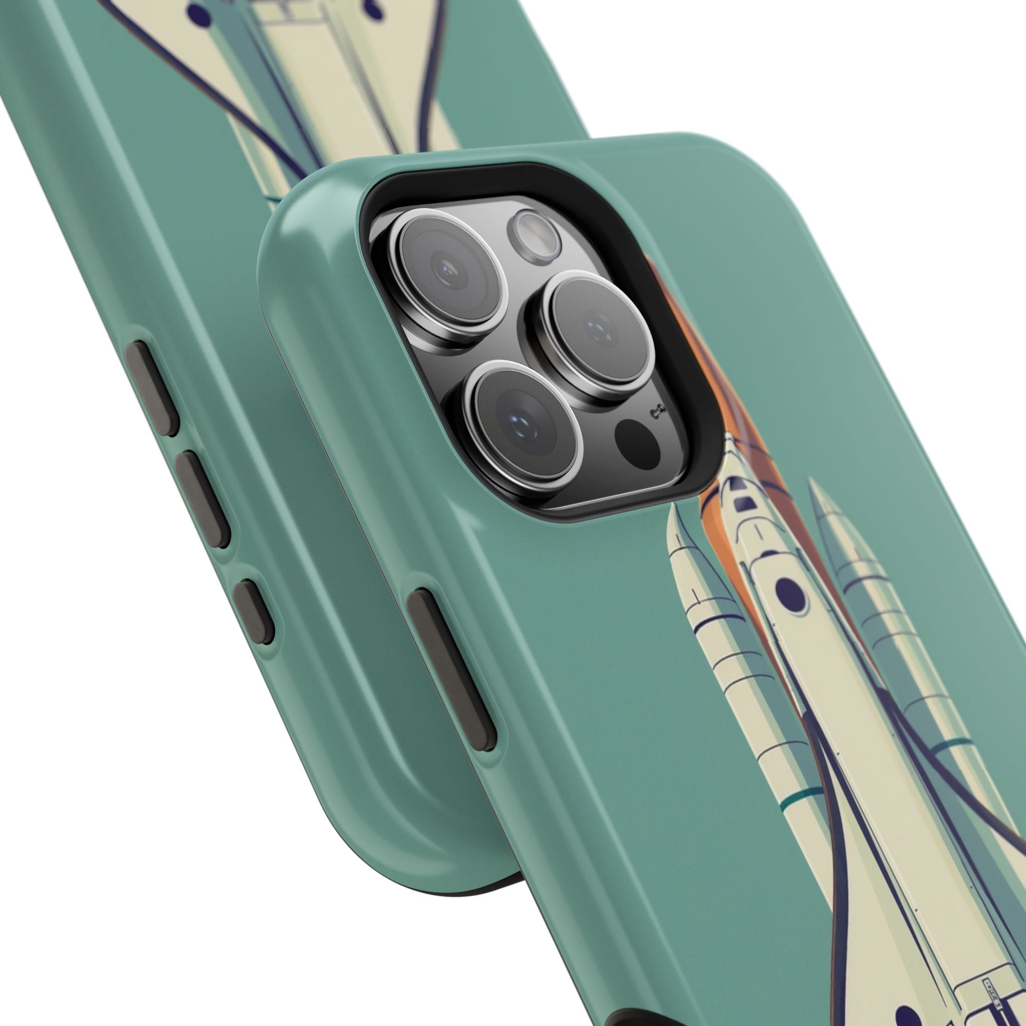 iPhone Retro Space Shuttle Cinematic Art Slim Everyday Designer Case · iPhone Ca