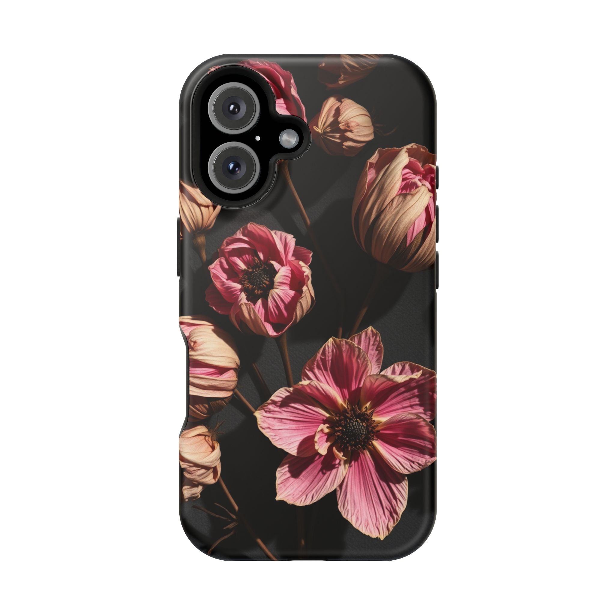 iPhone Dried Flower Flat Lay Electric Art Slim Snap Case · iPhone Case