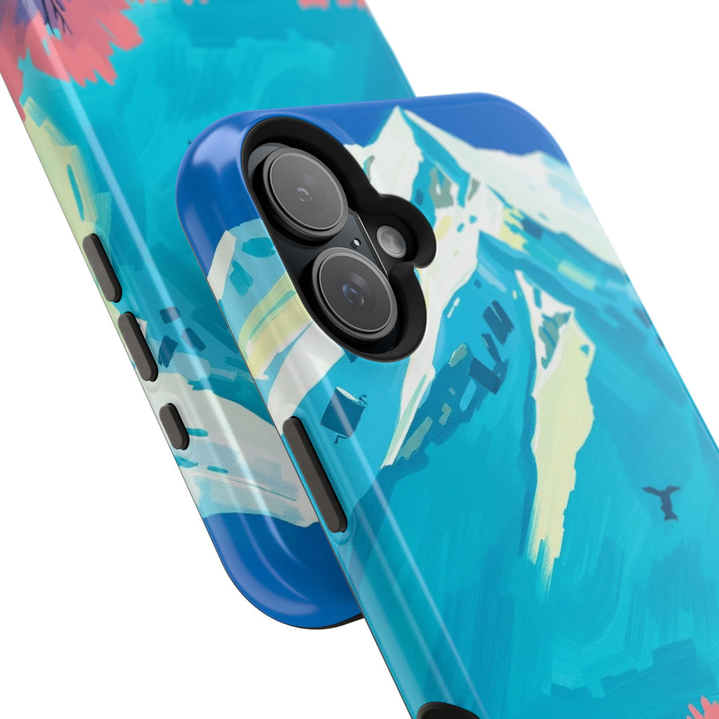 iPhone Snow Field Electric Art Slim Everyday Designer Case · iPhone Case