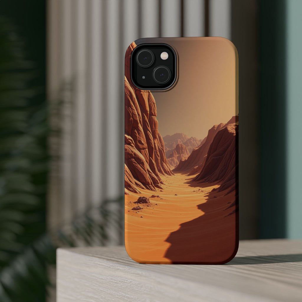 iPhone Burnt Orange And Sand Valley Floor Slim iPhone 20 Everyday · iPhone Case