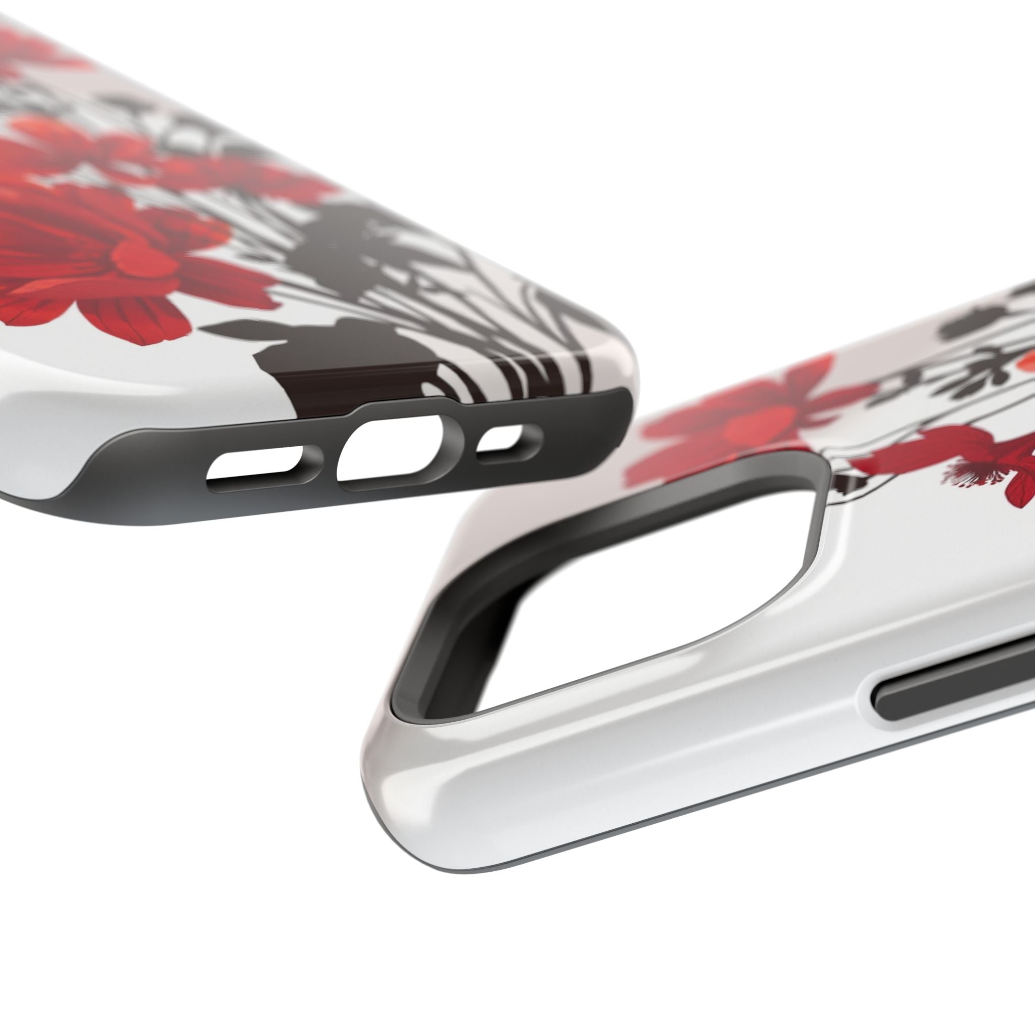iPhone Floral Silhouette Cinematic Art Slim Snap Case · iPhone Case