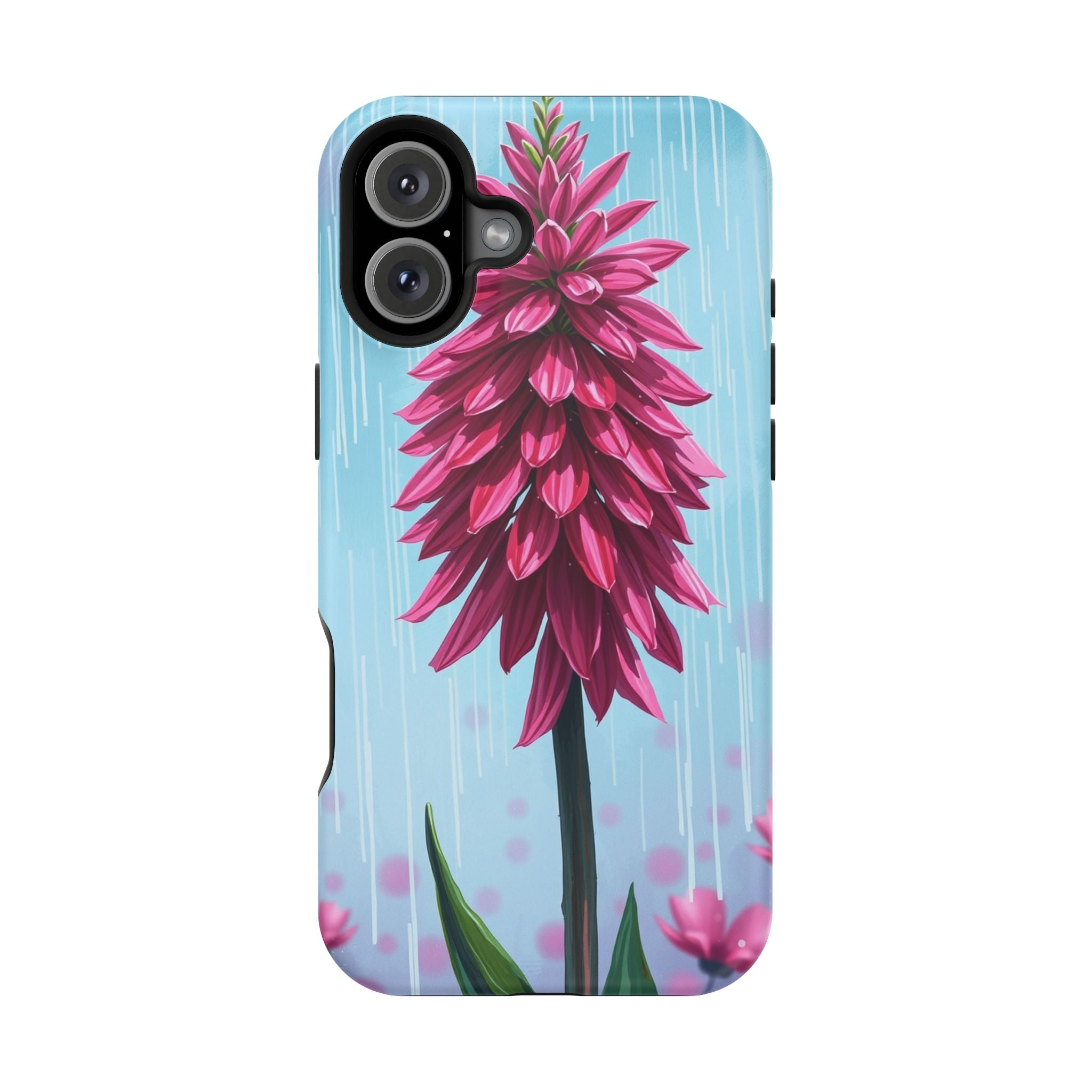 iPhone Cyan And Magenta Spring Shower Bloom Slim iPhone Everyday · iPhone Case