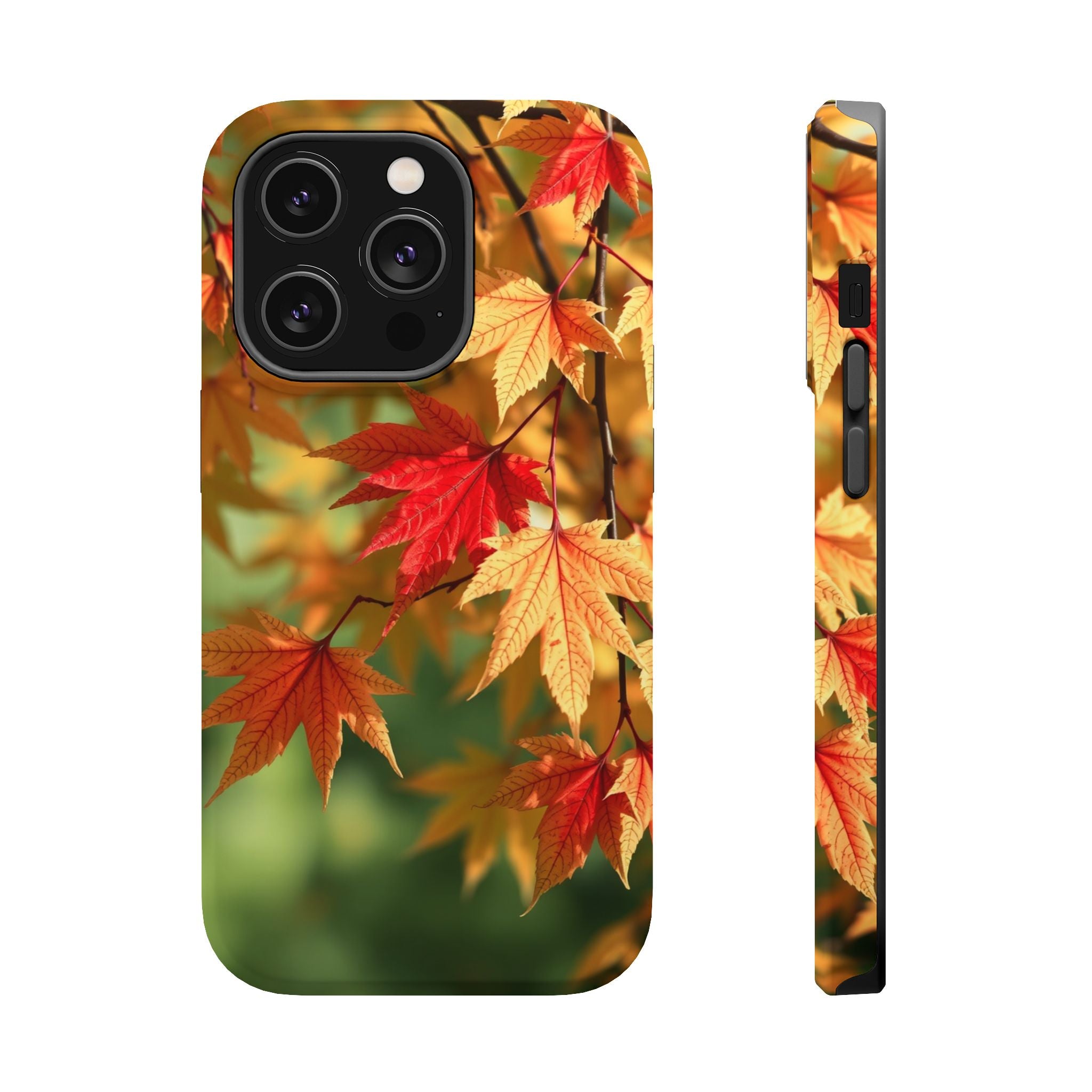 iPhone Earthy Autumn Maple Design Bold Modern Everyday Snap Case · iPhone Case