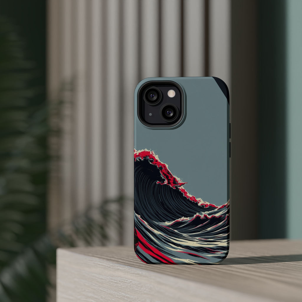 iPhone Vibrant Wave Interference Design Slim Everyday iPhone Designer · iPhone C