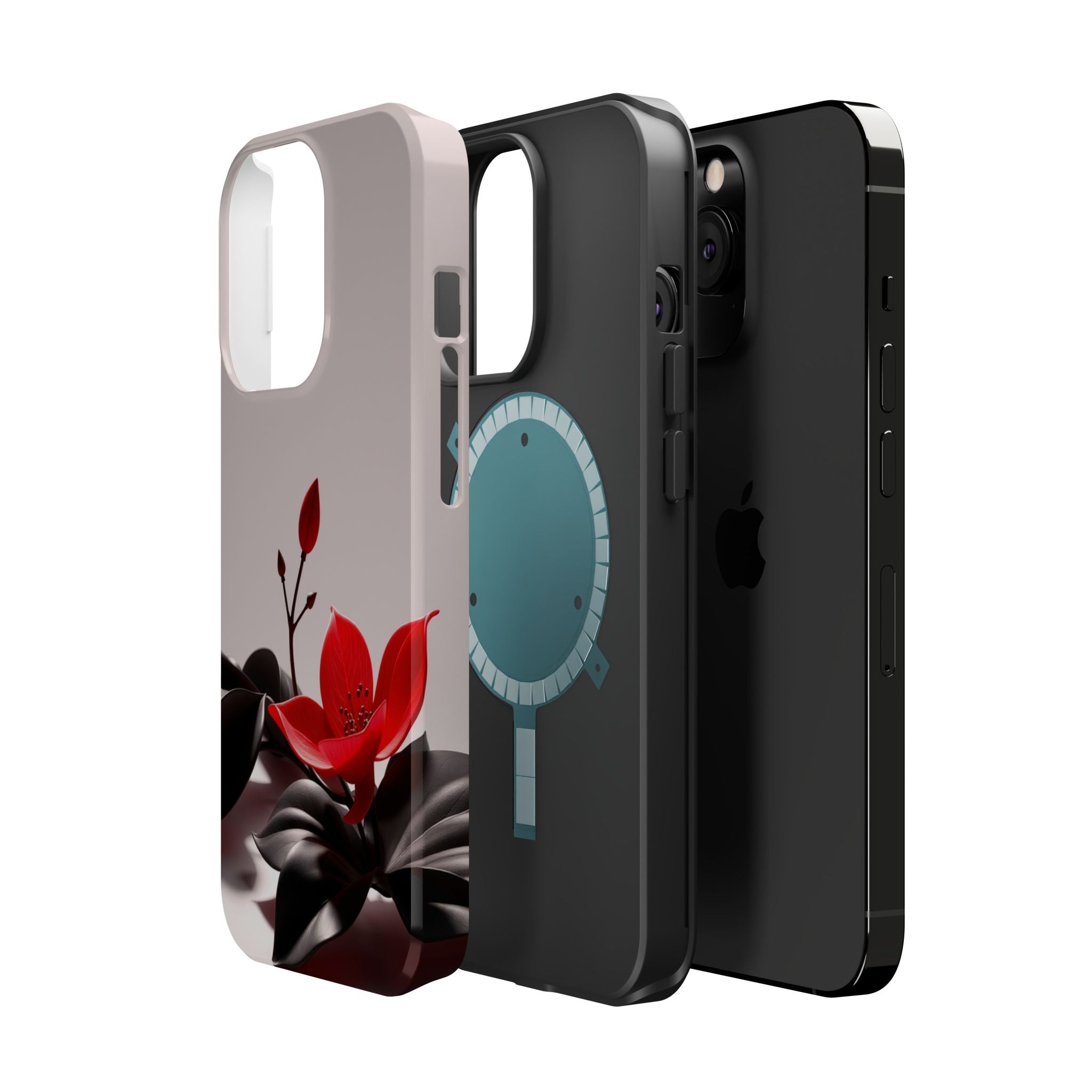 iPhone Radiant Bloom and Leaf Design Slim Everyday Designer Case · iPhone Case