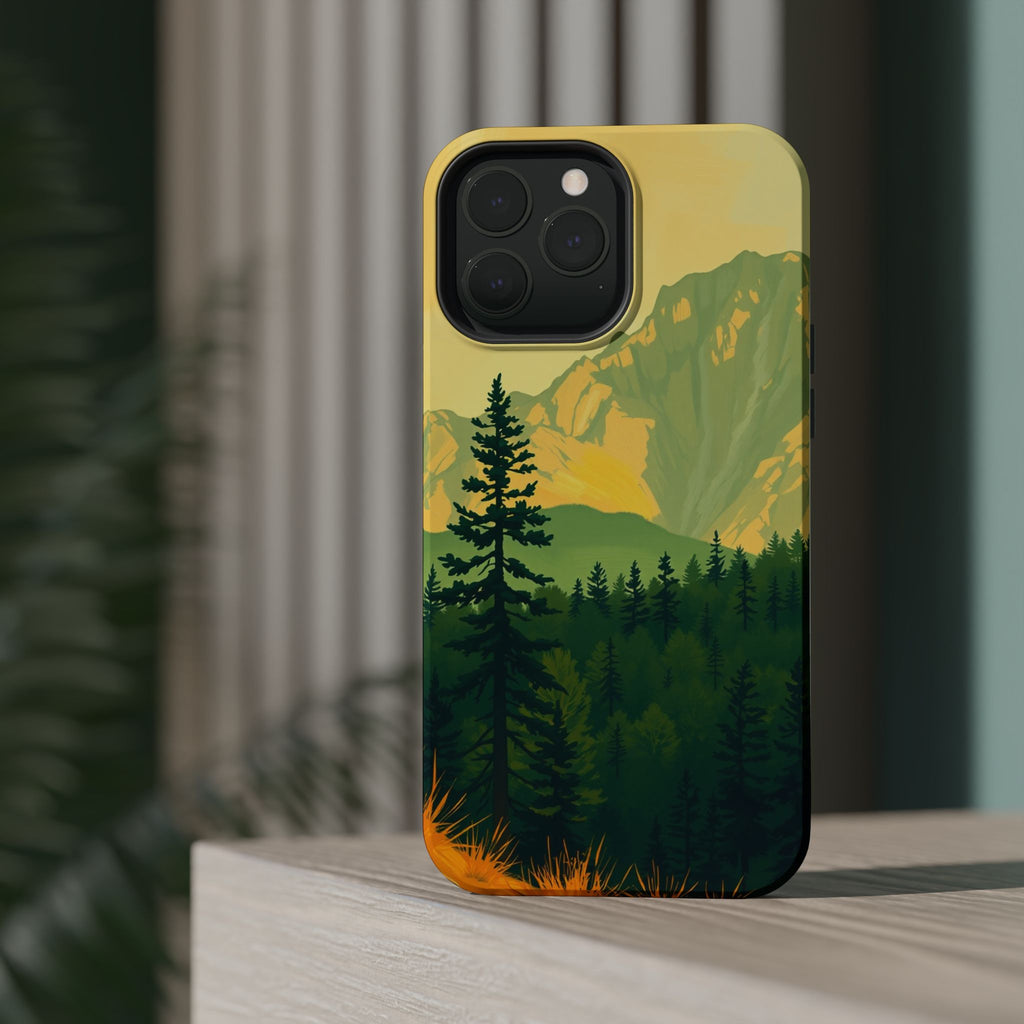 iPhone Pine Ridge Oil Painting Impressionist Slim iPhone Everyday · iPhone Case