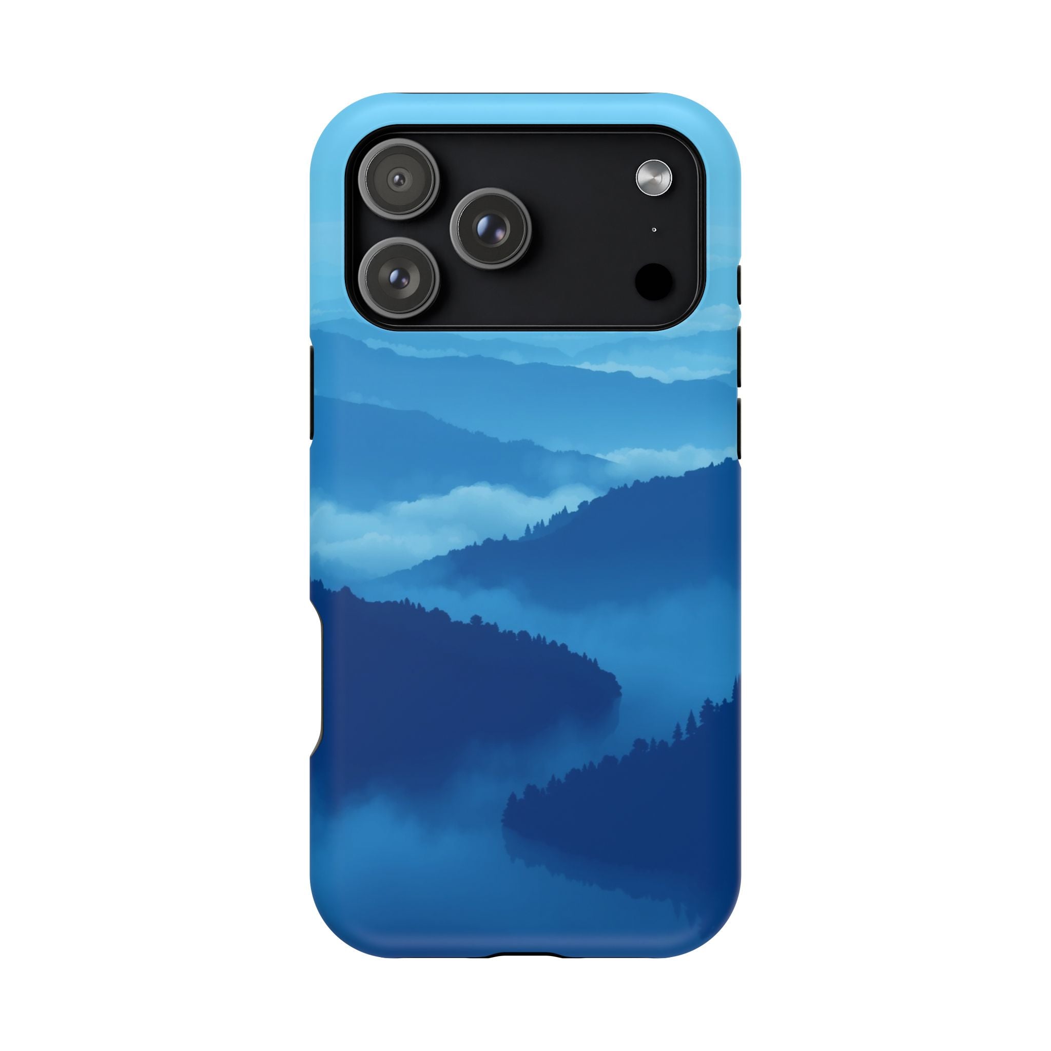 iPhone Fog Rolling Over Hills Pixel Art -Bit Slim iPhone Everyday · iPhone Case