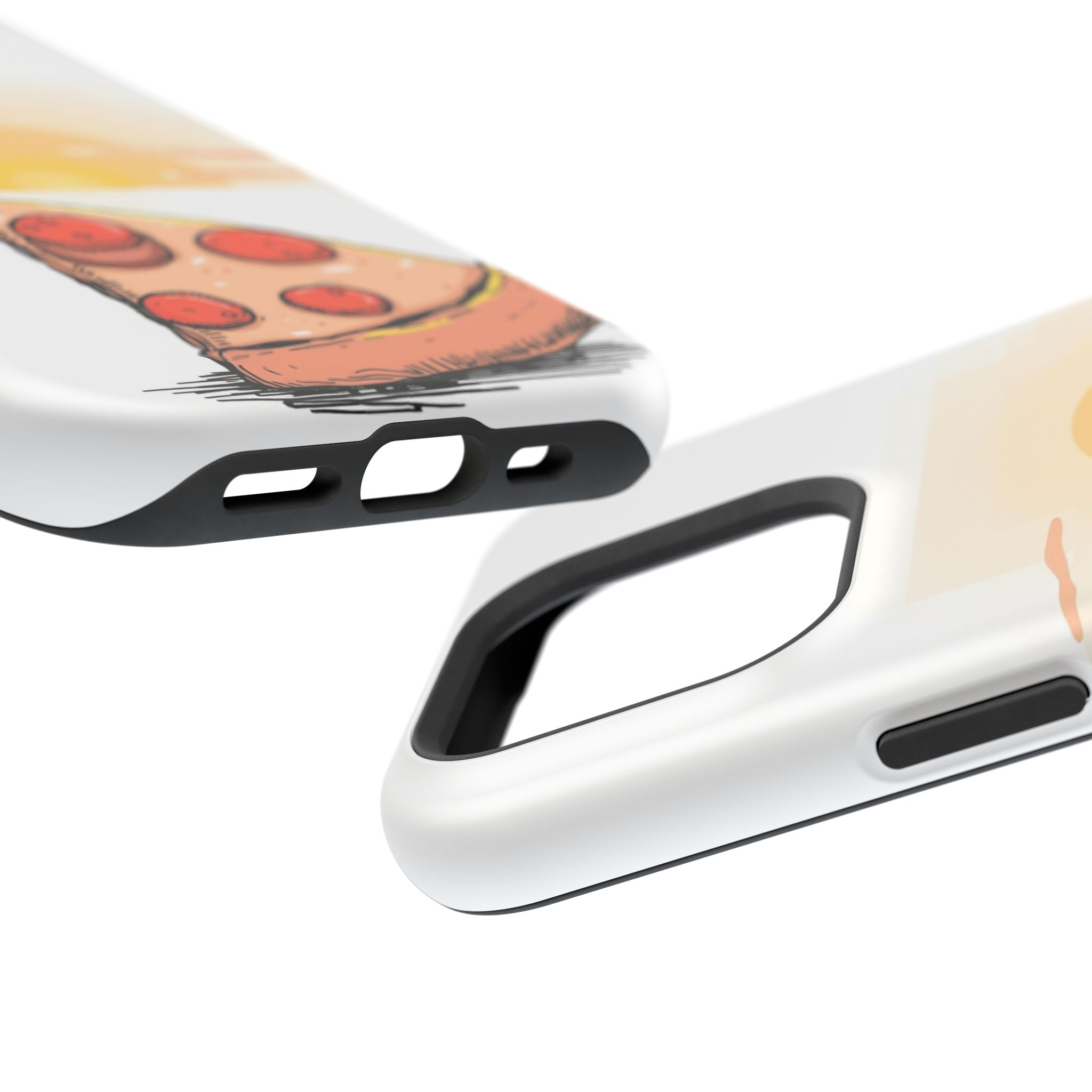 iPhone Earthy Pizza Slice Sunset Design Slim Everyday Designer Case · iPhone Cas
