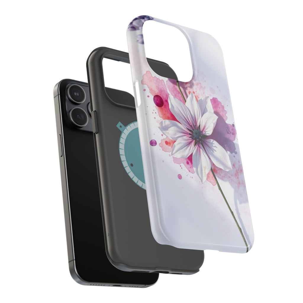 iPhone Floral Watercolor Splash Bold Art Slim Everyday iPhone 15 · iPhone Case
