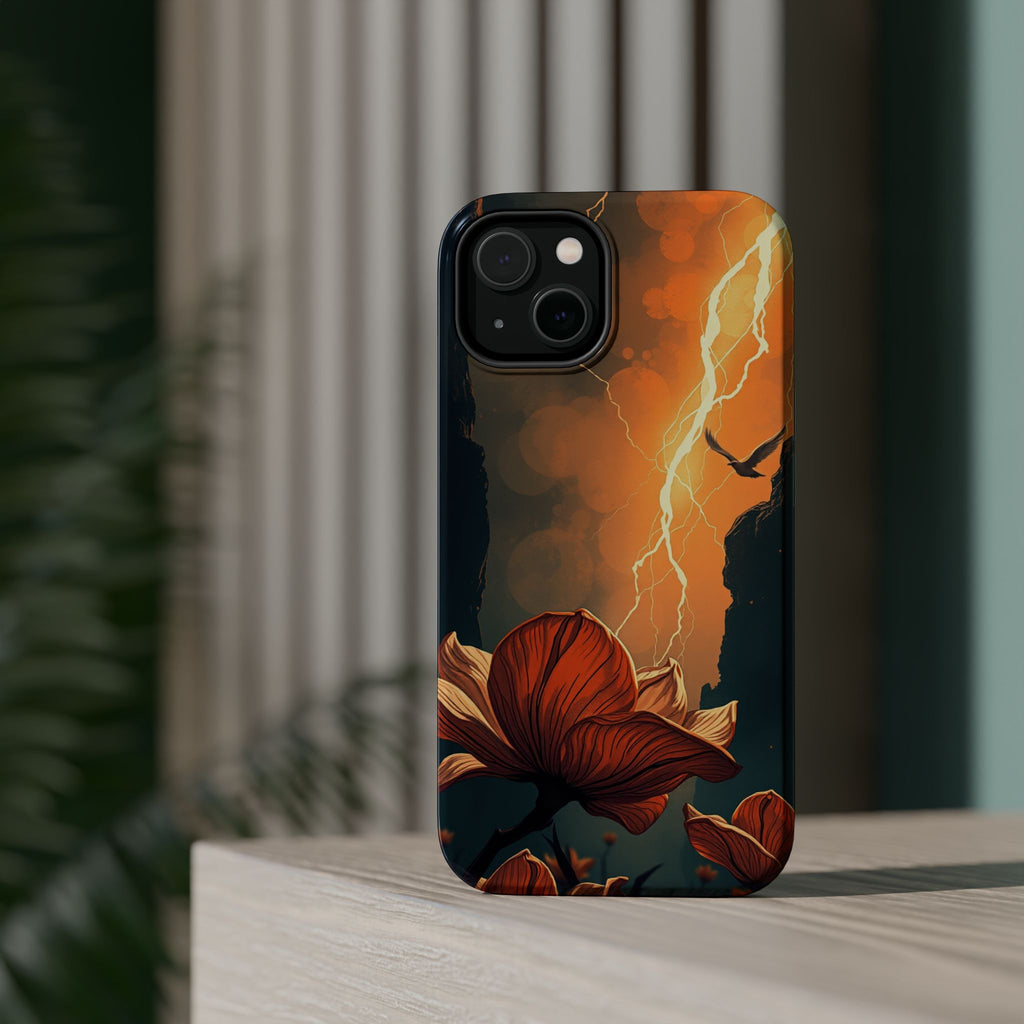 iPhone Vibrant Petal Storm Design Bold Modern Everyday Snap Case · iPhone Case