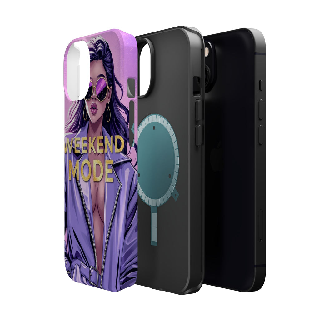 iPhone Lavender And Pearl Weekend Mode On Slim Everyday Designer Case · iPhone C