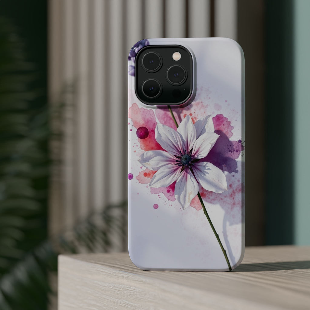 iPhone Floral Watercolor Splash Bold Art Slim Everyday iPhone 15 · iPhone Case