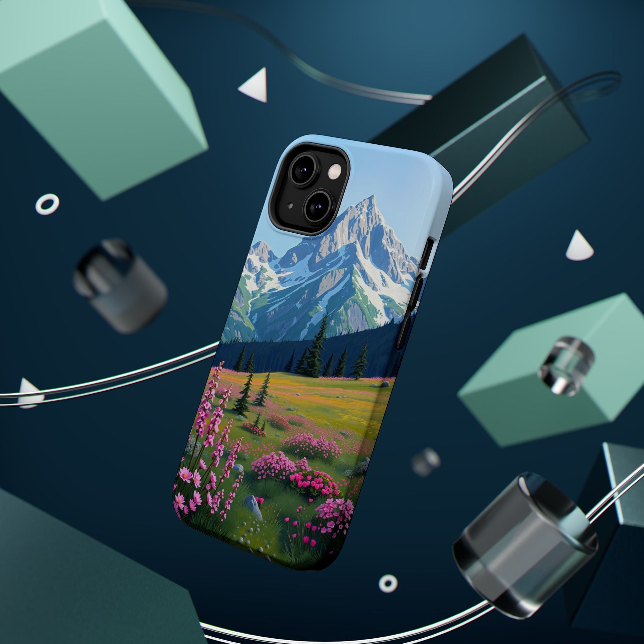 iPhone Earthy Alpine Meadow Design Bold Modern Everyday Snap Case · iPhone Case
