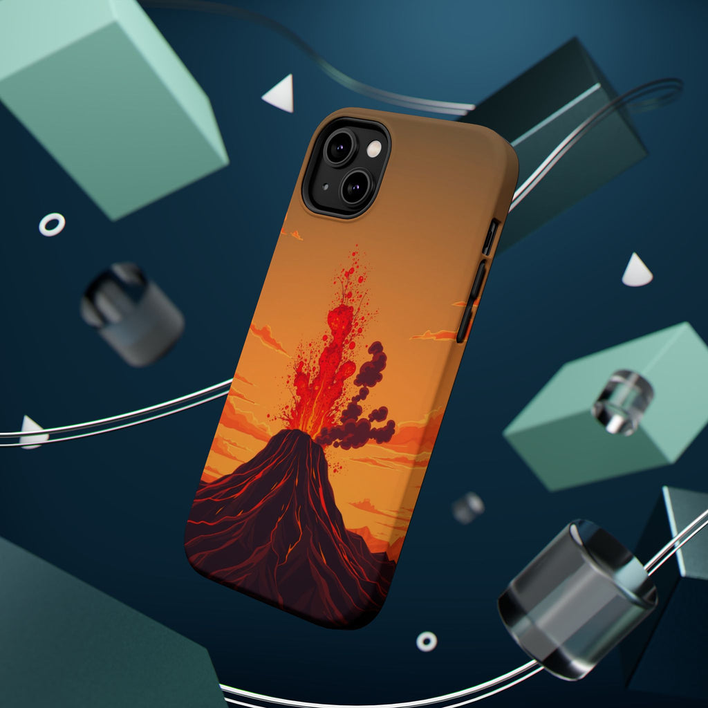 iPhone Sunset Amber And Peach Volcanic Eruption Soft iPhone Finish · iPhone Case