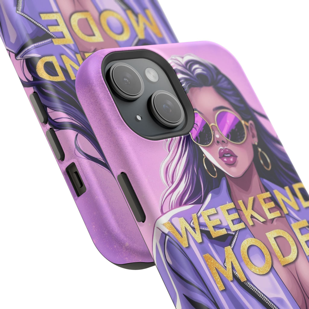iPhone Lavender And Pearl Weekend Mode On Slim Everyday Designer Case · iPhone C