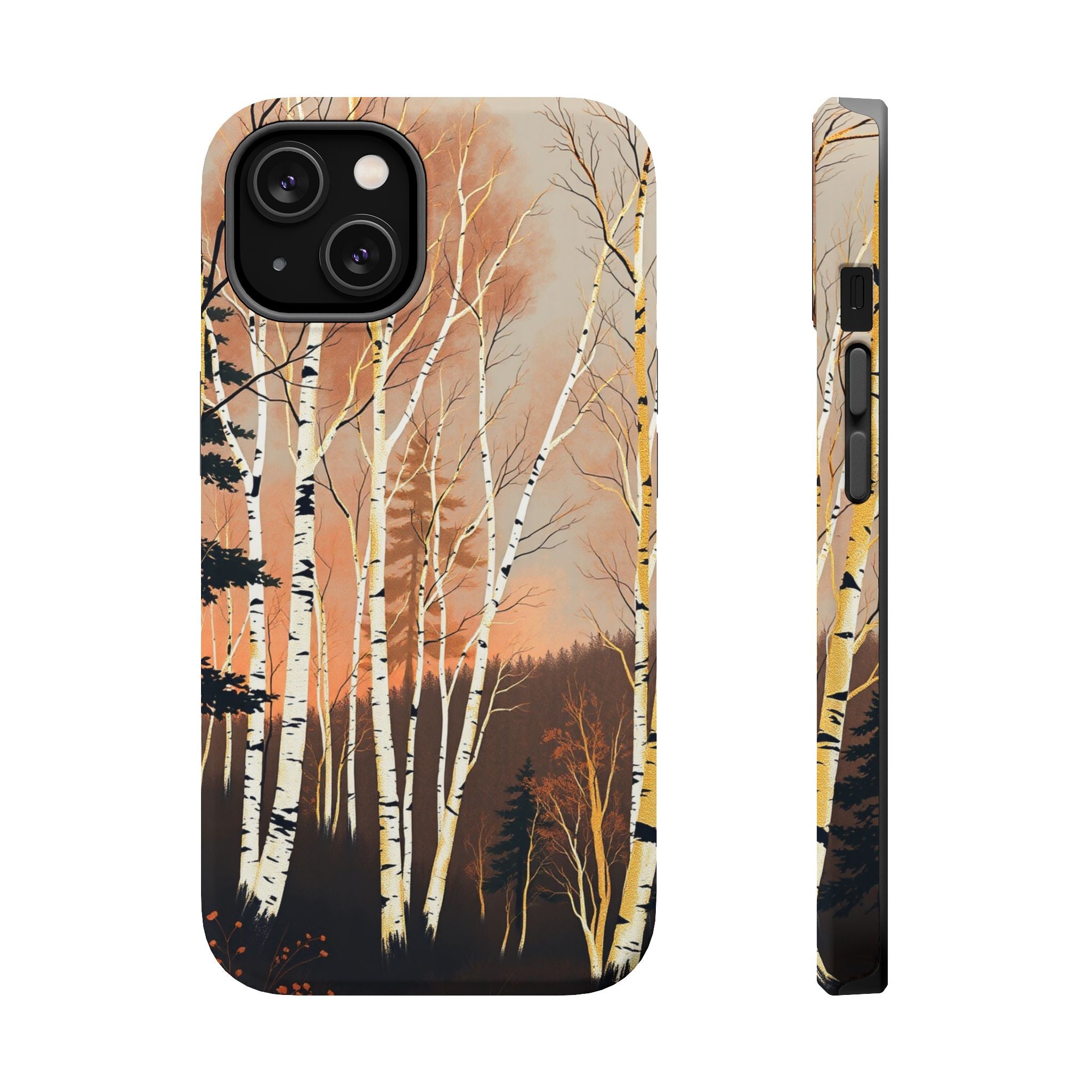 iPhone Birch Grove Mystic Art 14 Bold Modern Everyday Snap Case · iPhone Case