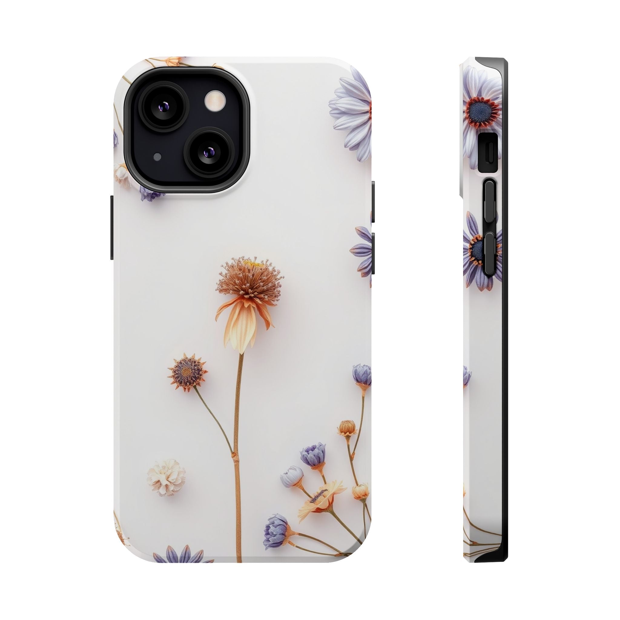 iPhone Dried Flower Flat Lay Bold Art Slim Everyday Designer Case · iPhone Case