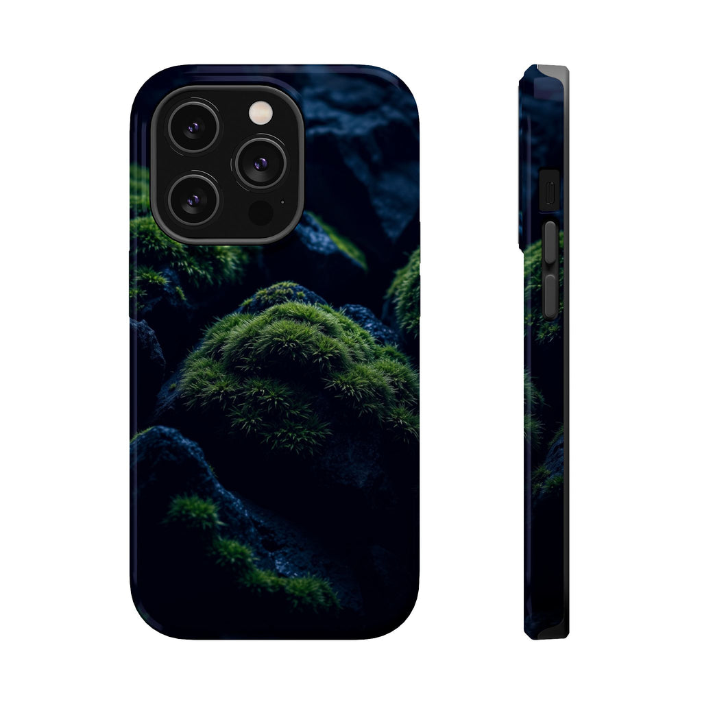 iPhone Dreamy Moss Covered Rocks Design Slim Everyday iPhone 18 · iPhone Case