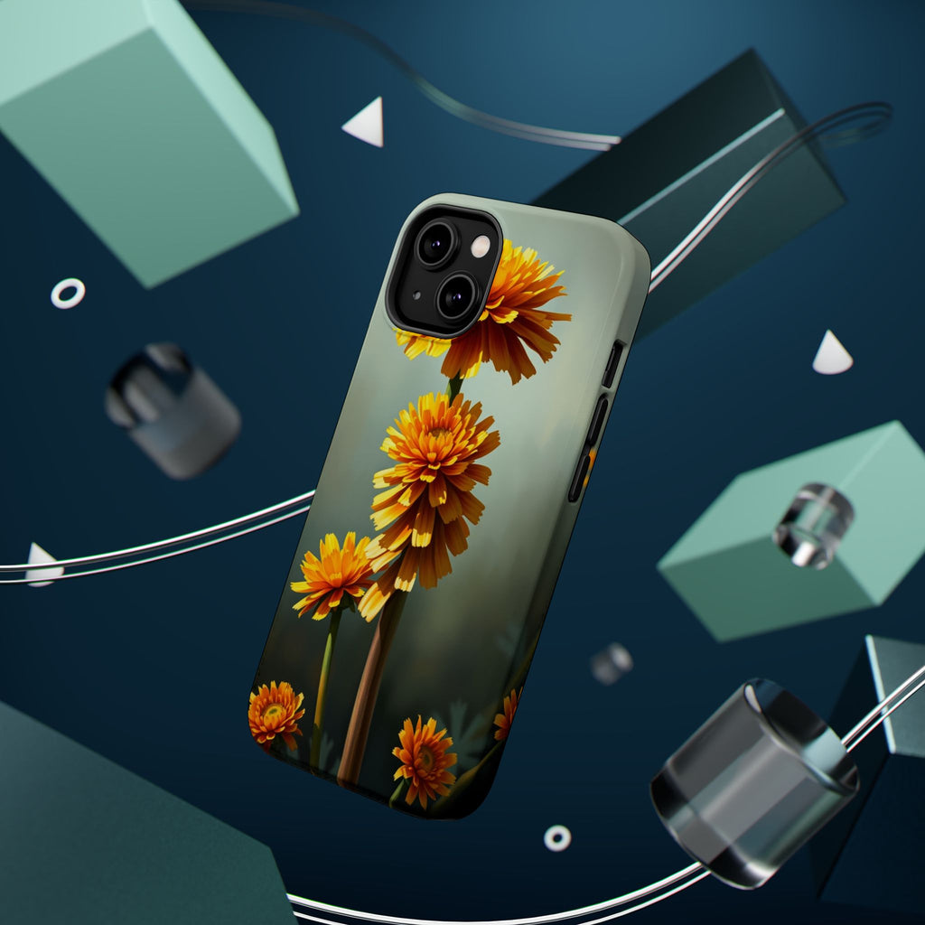 iPhone Ranunculus Stack Electric Art Slim Everyday Designer Case · iPhone Case