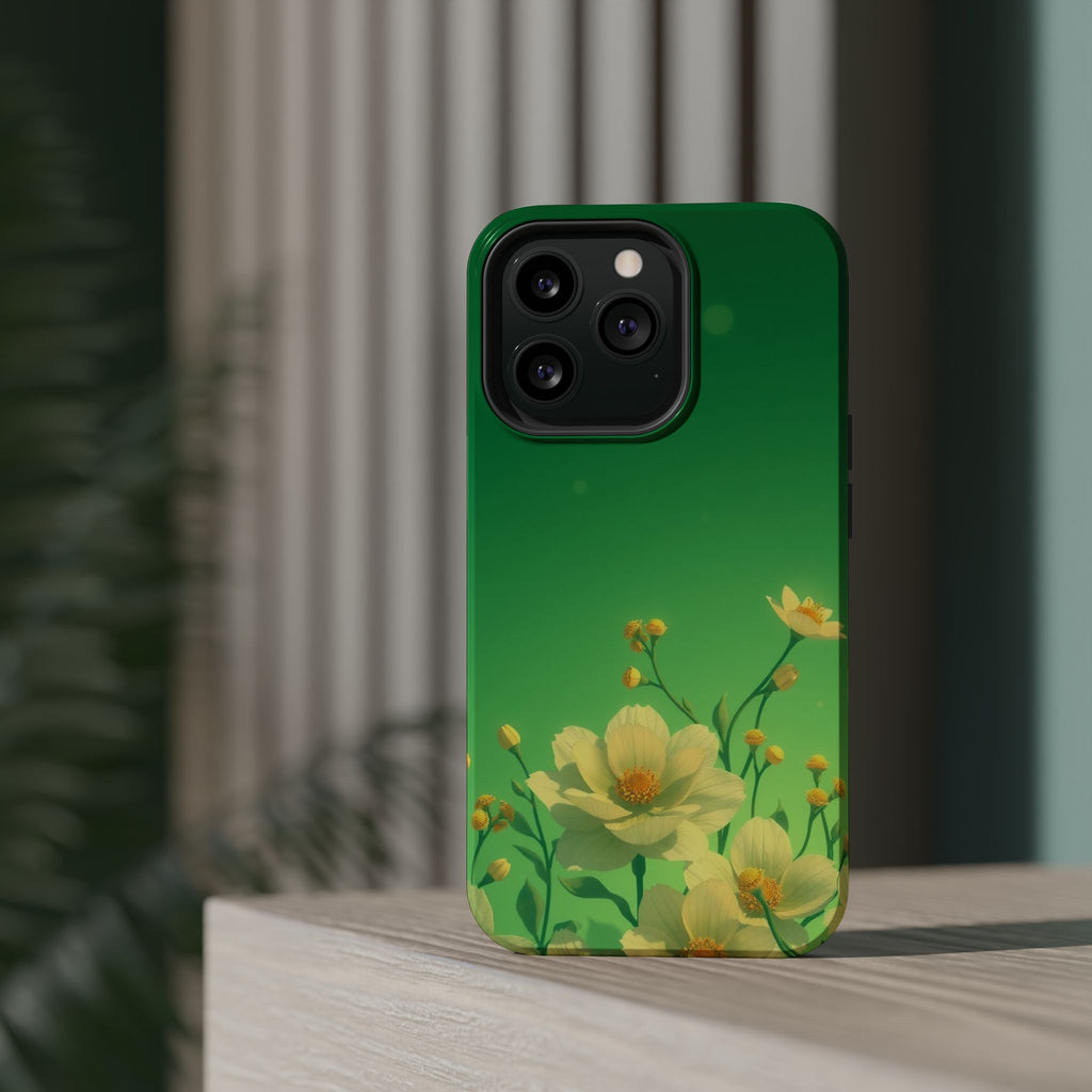 iPhone Vibrant Floral Ombre Design Bold Modern Everyday Snap Case · iPhone Case